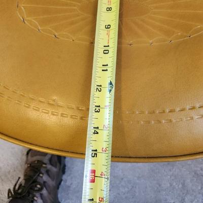 Mid Century Foot Stool Tapered Legs Floating Feet