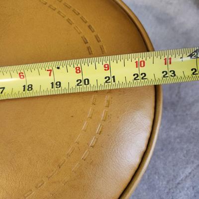 Mid Century Foot Stool Tapered Legs Floating Feet