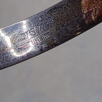 Pair of Sterling Silver Bangles- Approx Total Weight 26.9 Grams (#77)