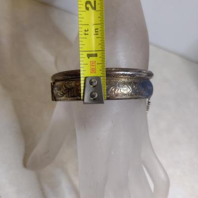 Pair of Sterling Silver Bangles- Approx Total Weight 26.9 Grams (#77)