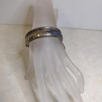 Pair of Sterling Silver Bangles- Approx Total Weight 26.9 Grams (#77)