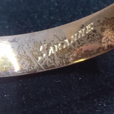 Pair of Sterling Silver Bangles- Approx Total Weight 26.9 Grams (#77)