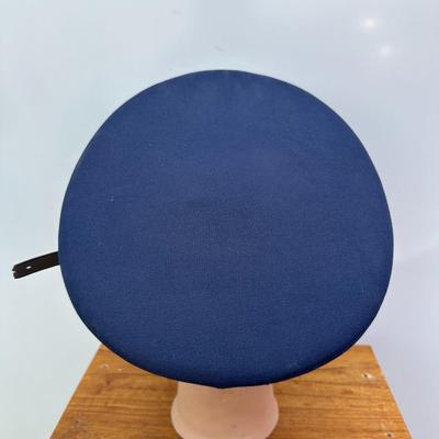 VINTAGE U.S. AIR FORCE OFFICERS SERVICE DRESS BLUE VISOR CAP