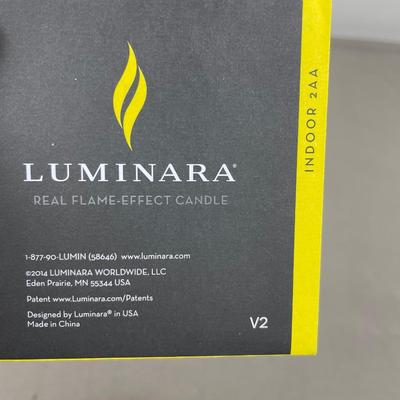 Luminara Pinecone Candle New in Box