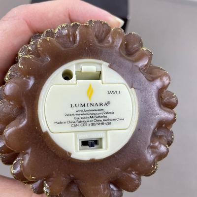 Luminara Pinecone Candle New in Box