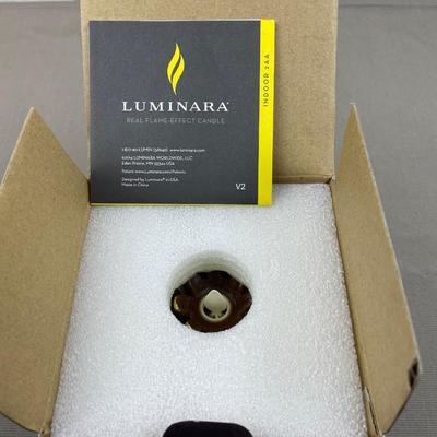 Luminara Pinecone Candle New in Box