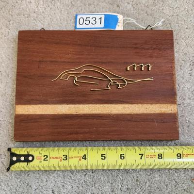 Mid Century MCM Wall Art Race Car possible Porsche