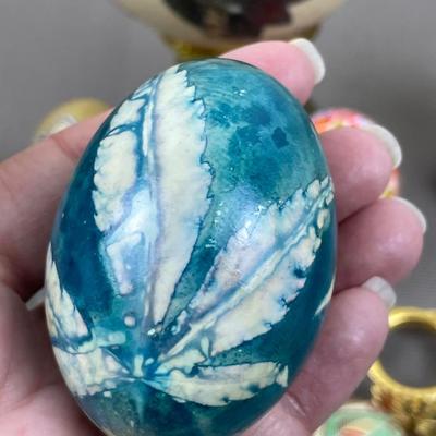 Large Collection of Ukranian and Hand Decorated Eggs