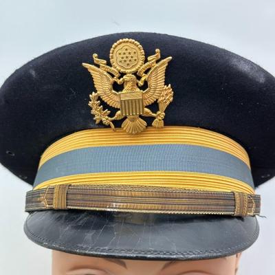 VINTAGE U.S. ARMY OFFICERS DRESS BLUES CAP