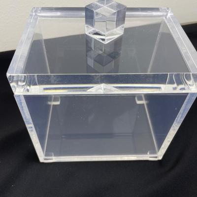 3 Acrylic Boxes with Lids