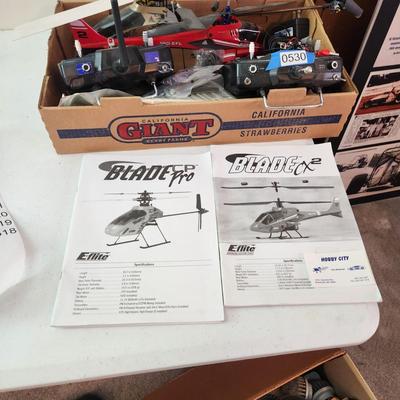 E-Flite Blade Pro Cp Blade CX2 Remote R/C Helicopters Hobby