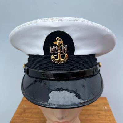 VINTAGE U.S. NAVY CHIEF PETTY OFFICER CAP