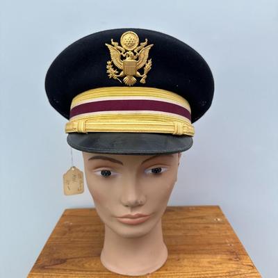 VINTAGE U.S. ARMY OFFICERS DRESS CAP