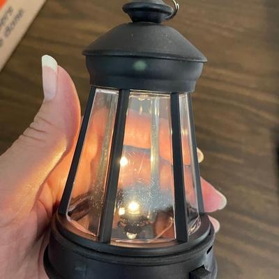 Tall Resin Angel with Solar Lantern