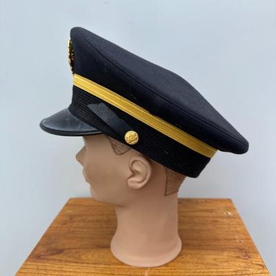 VINTAGE U.S. ARMY MILITARY GOLD BAND PAK CAP