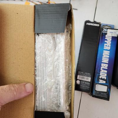 2 Hirbo X.R.B. SR Lama Sky Robo R/C Helicopters with Extras