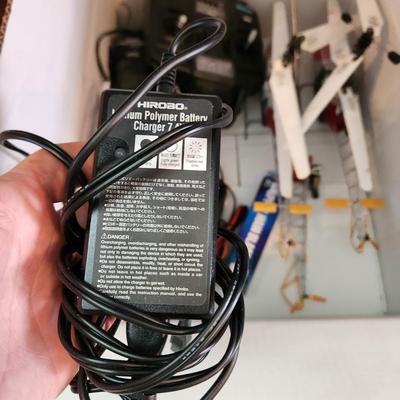 2 Hirbo X.R.B. SR Lama Sky Robo R/C Helicopters with Extras