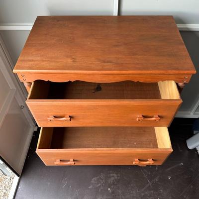 VINTAGE 4 DRAWER DRESSER ON CASTERS