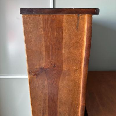 WOODEN GUN CABINET WITH BOTTOM DRAWER