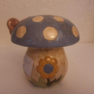 vintage ceramic or other pottery mushroom