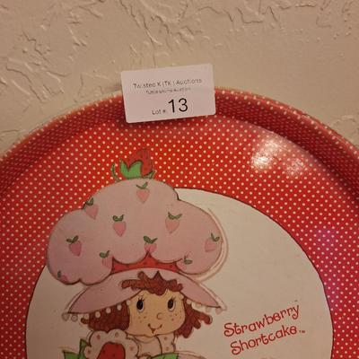 vintage Strawberry shortcake serving tray