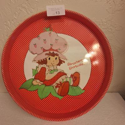 vintage Strawberry shortcake serving tray