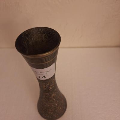 brass vase