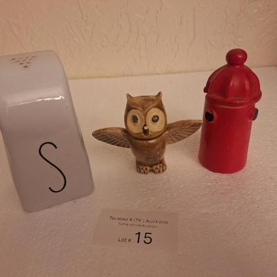 salt shaker and other items