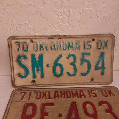 vintage car tags