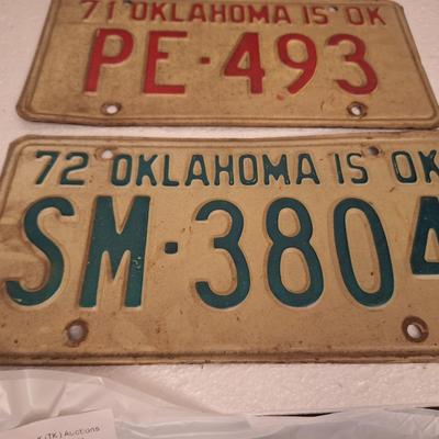vintage car tags