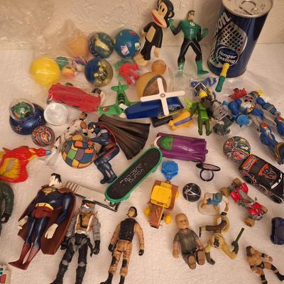 action figure and other toy bundle