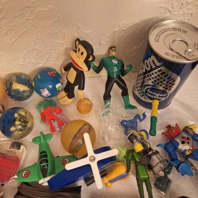 action figure and other toy bundle