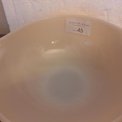 2 yellow pyrex cinderella mixing bowls see all photos