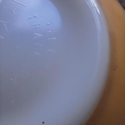 2 yellow pyrex cinderella mixing bowls see all photos