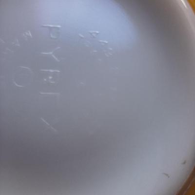 2 yellow pyrex cinderella mixing bowls see all photos