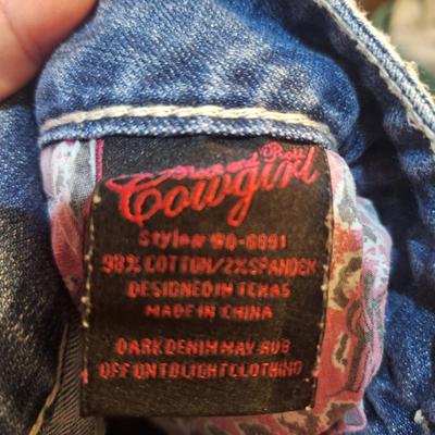 Rock and roll cowgirl jeans low rise 29 x 32