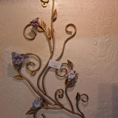 Lena Liu's blossoms of tranquility plates and wall hanger with hummingbirds