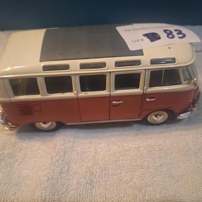 die cast metal VW van