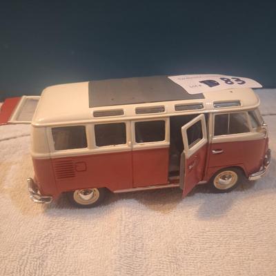 die cast metal VW van