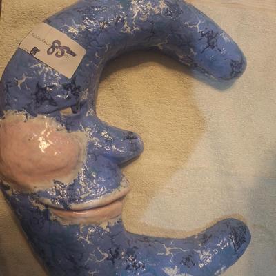 quarter moon pottery wall art