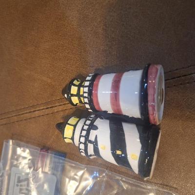 lighthouse salt and pepper shakers