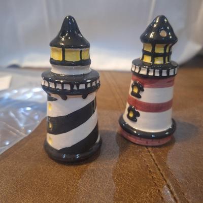 lighthouse salt and pepper shakers