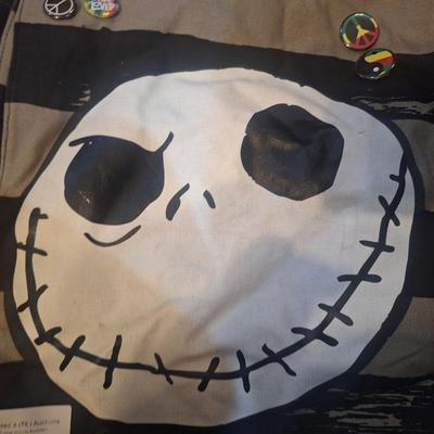 jack skellington carry bag- nightmare before christmas, large bag
