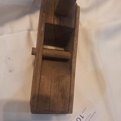 vintage wooden block plane
