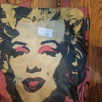 marilyn monroe canvas tote