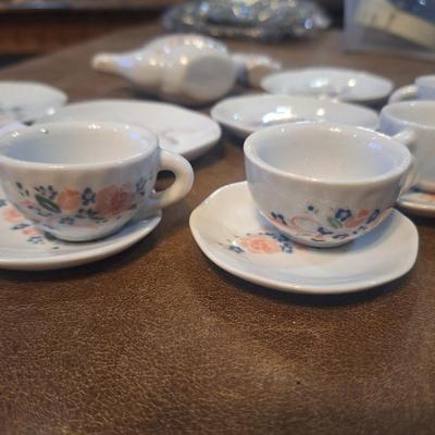 miniature china set