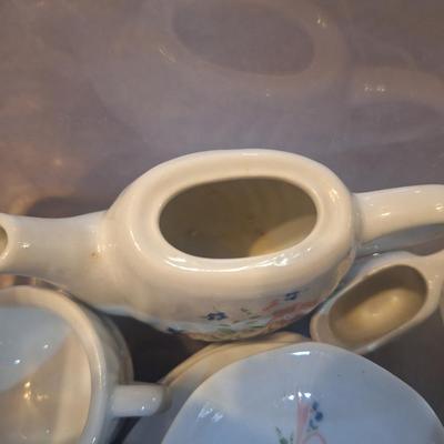 miniature china set