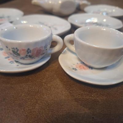 miniature china set
