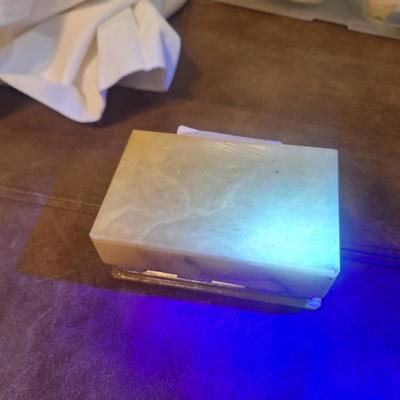 Alabaster trinket box