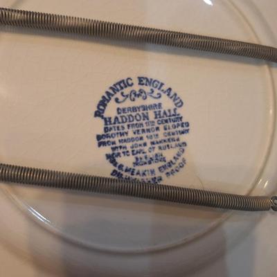 various blue plates, see photos for names and details